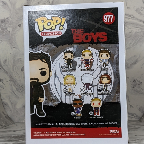 Funko Pop The Boys Billy Butcher (Bloody) 977 MIB, Exclusive - Picture 4 of 7